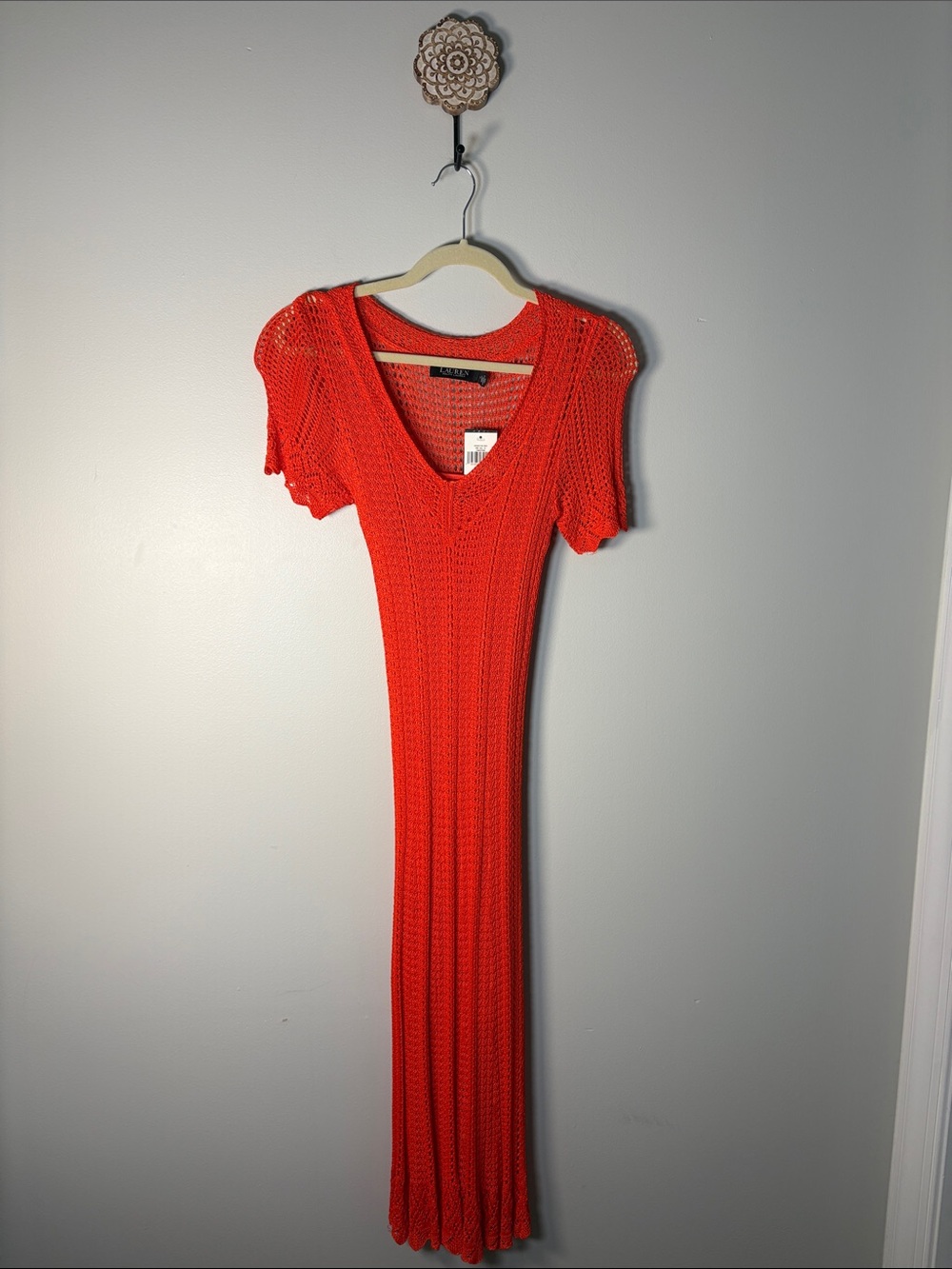 Lauren Ralph Lauren Tangerine Knit Dress
